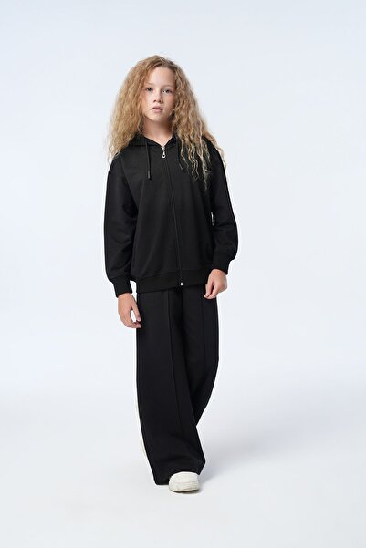 HAUSEkids Costum pentru fete Premium Diamond Cool pentru 9-15 ani-negru