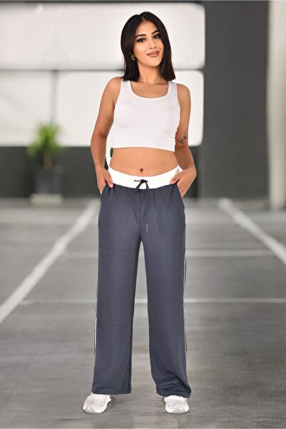 Lirviya ΛΕΥΚΟ ΠΑΝΤΕΛΟΝΙ ΦΟΡΜΑΣ ΜΕ ΜΑΛΑΚΗ ΥΦΗ ΜΕ ΖΩΝΗ