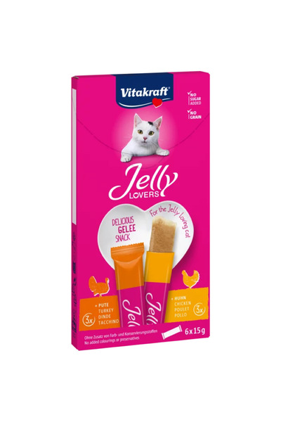 Vitakraft Jelly Lovers MP chicken/turkey 6x15g