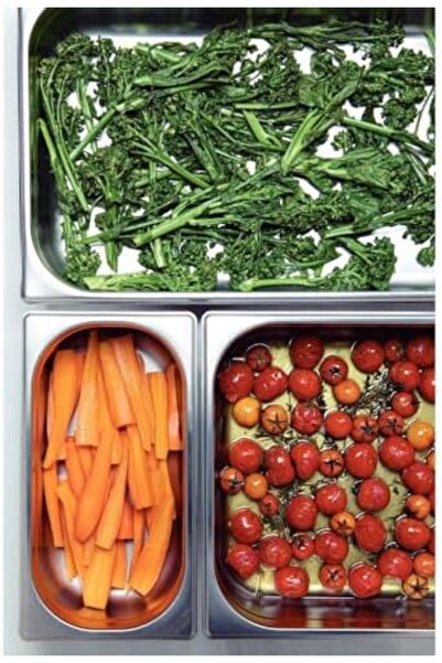 TRAMONTINA GN 1/1 Stainless Steel Food Pan Without Handles, 65 mm Deep - Steel 304