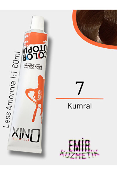 onix Düşük Amonyaklı Saç Boyası 60ml Kumral 7