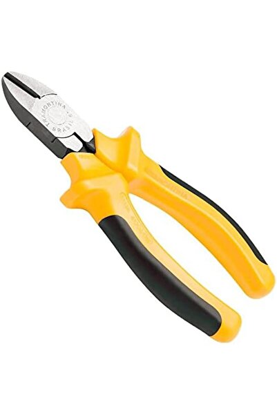 TRAMONTINA 41006116, Diagonal Cutting Pliers 6'', Yellow