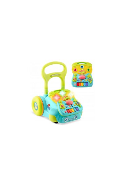 Ricokids Premergător 2 în 1 cu diverse activități și muzică RK-744 Turcoaz