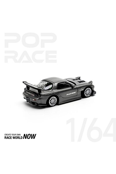 HOT WHEELS Pop Race 1/64 Mazda RX7 RE-Amemiya Widebody Gun Metal / PR64-0255