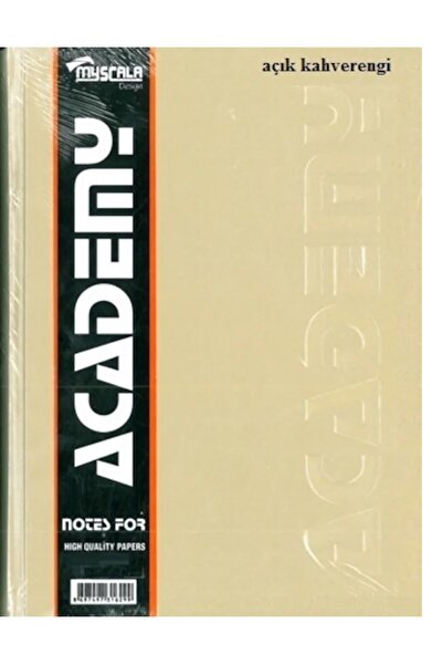 ÖZKAN Defter 400 Yaprak Ciltli 20 x 28 CM Sert Kapak Çizgili Açık Kahve