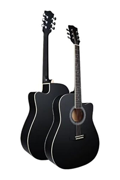 MegArya 41-Inch Black Acoustic Guitar with Bag