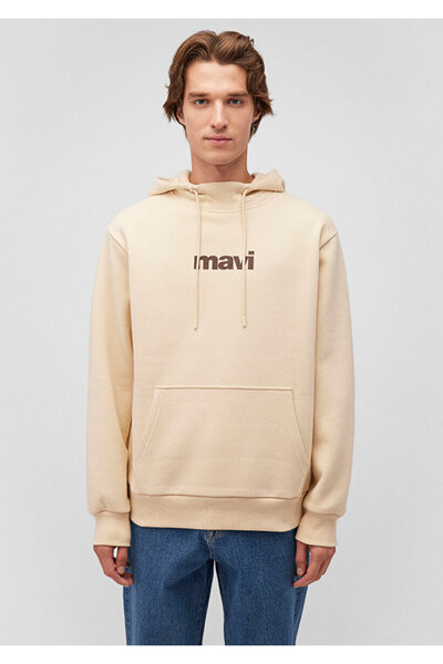 Mavi Swea pentru bărbați bej tricou M0610960-70003