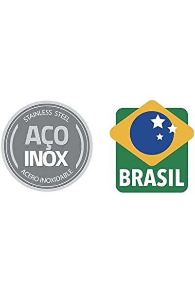 TRAMONTINA Since 1911, Made In Brazil - GN 1/3 stainless steel food pan without handles, 65 mm deep