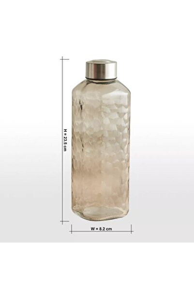 Generic Glynn Hammered Glass Water Bottle