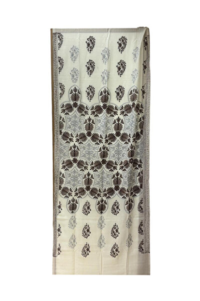 fiore fashion Pashmina Cashmere Embroidered Shawl