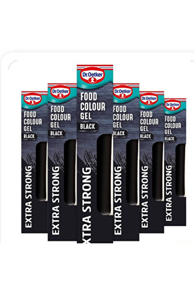 Dr. Oetker جل تلوين دكتور أوتكر أسود 6 × 15 جم