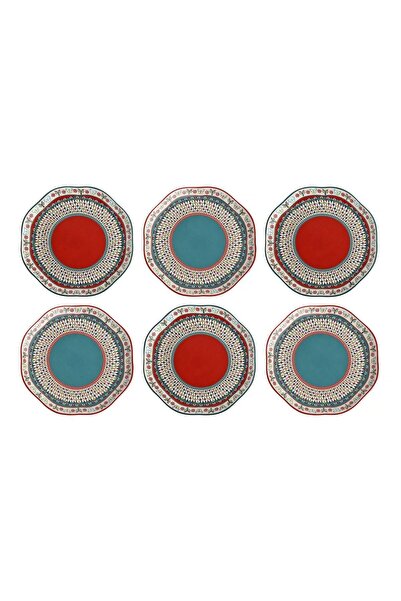 Lucky Art Liora Bone 19cm Set of 6 Plates