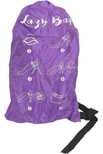 Lazy bag سرير مريح لرحلات التخييم من Lazy Bag، أرجواني، AL074