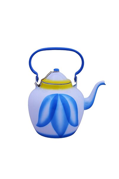 FFA Aluminum Enamel Kettle with Handle and Lid 600ml