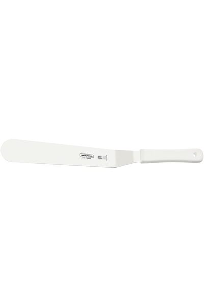 TRAMONTINA Professional 10 Inches Bakers Spatula with Stainless Steel Blade and White Polypropylene