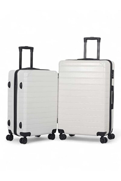 AVIATOR حقيبتين سفر صلبة ماركة مصنوعه من ABS عالي الجوده- مقاس 28 انش - 24 انش- اللون - خفيفة الوزن