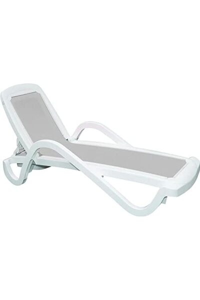 TRAMONTINA Cancún White Polypropylene Sunlounger