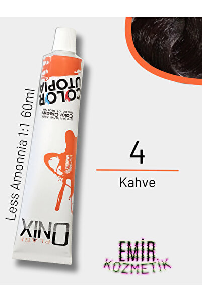 onix Düşük Amonyaklı Saç Boyası 60ml Kahve 4