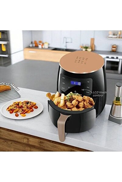 Primo Plus Healthy Air Fryer, 6L, 2400W, Oil-Free, Black
