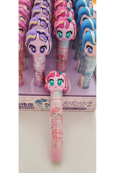 Modellino Goma de șters automată Jiandan Shining Pony - roz