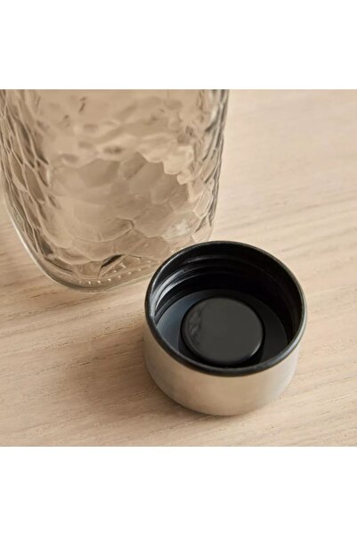 Generic Glynn Hammered Glass Water Bottle