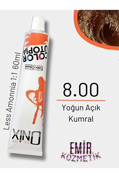 onix Düşük Amonyaklı Saç Boyası 60ml Yoğun Açık Kumral 8.00