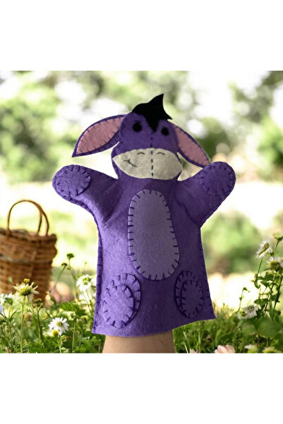 ÇERÇİ MELEK El Kuklası Eeyore Figürlü (El Emeğidir.)