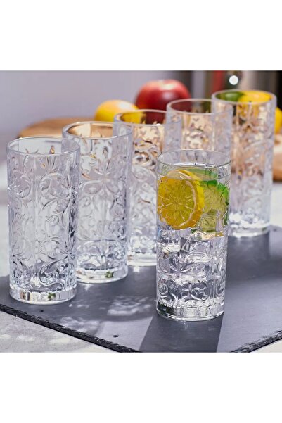 Generic 6-Piece Crystal Glass Tumbler Set - 368 ml