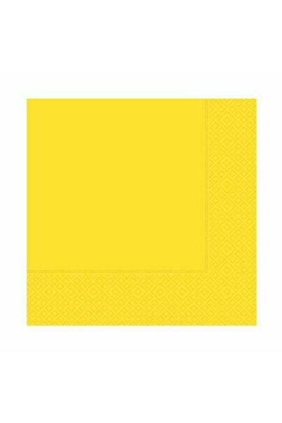 BEST PARTİ 16 Pieces of Yellow Paper Napkins