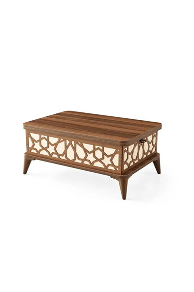 MEDA CONCEPT Akıllı Sehpa Orta Sehpa Fonksiyonel Açılabilir Sehpa Masa115 60x90