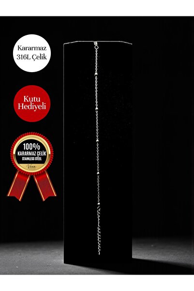 Vexa Aksesuar Nexus Model İthal Premium 316L Çelik Zincir Bileklik – Kutulu Hediyelik