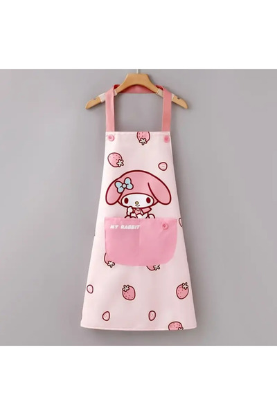 BABUN Sanrio Hello Kitty Havlulu Cepli Su Geçirmez Boyama Mutfak Yemek Yapma ...