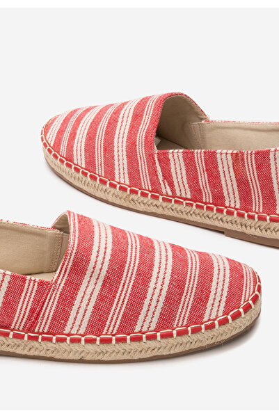 B T Shoes Jonie men's red espadrilles