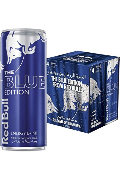 Red Bull مشروب الطاقة، التوت الأزرق، 250 مل (عبوة من 4 قطع)
