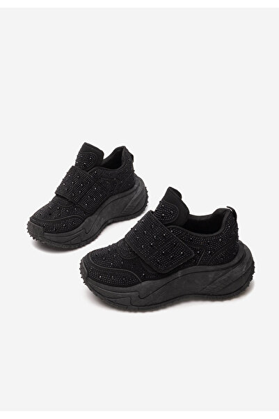 B T Shoes Černé dámské tenisky na platformě Denissa