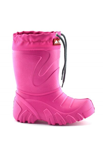 Lemigo Grizzly Eva Kids Furry Pink Rain Boots (835)