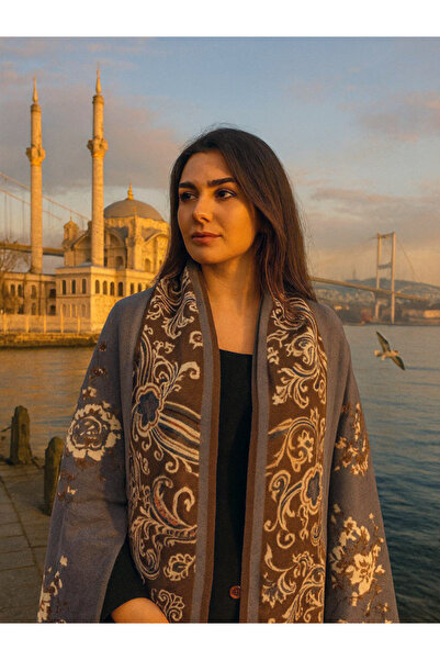 fiore fashion Sky Cashmere Shawl