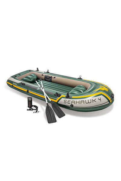 Intex Şişme Bot Seti - - Seahawk 4 - 351cm - 4 Kişilik (68351)
