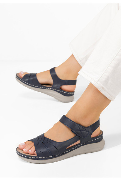 B T Shoes Blue Shasta chunky-soled sandals