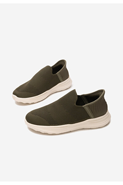 B T Shoes Khaki pánské polobotky Thano