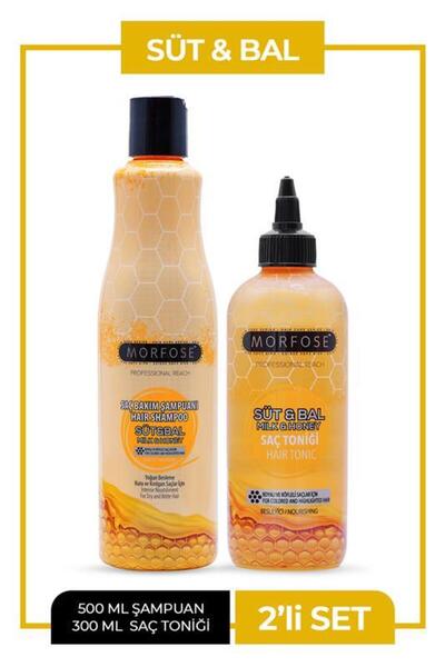 Morfose Süt+bal saç şampuanı + saç toniği