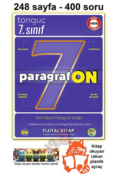 Tonguç Yayınları 7. Sınıf ParagrafON Soru Bankası