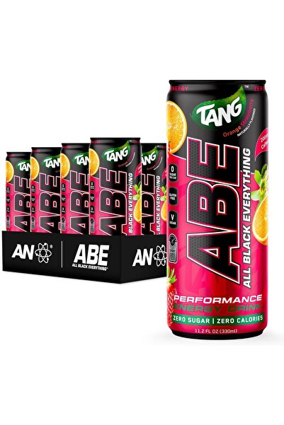 applied nutrition ABE Ultimate Pre Workout Drink Food Supplement, Tang Orange Strawberry, Box of 12 Piece