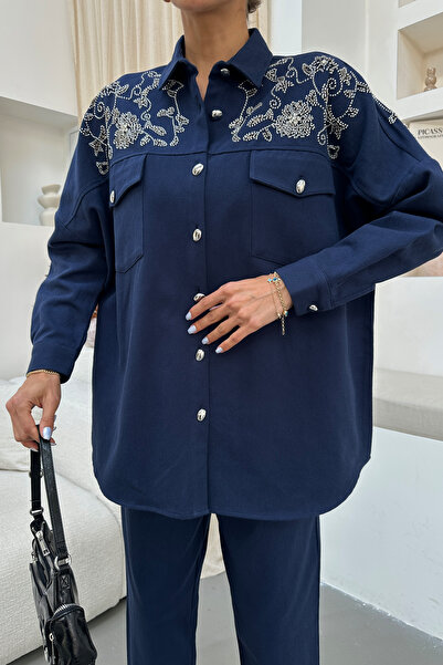 MİA NOURA ΓΥΝΑΙΚΕΙΟ ΠΟΥΚΑΜΙΣΟ ΜΕ ΧΑΝΤΡΕΣ ΣΤΗΝ ΜΠΡΟΣΤΑ ΚΑΙ ΣΤΗΝ ΠΙΣΩ ΠΑΡΤΙΑ