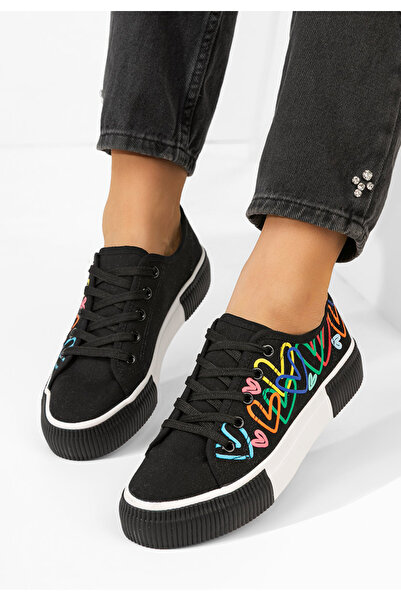 B T Shoes Γυναικεία sneakers Milanna V3 μαύρα