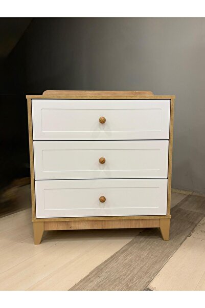 Cozibo Marin Çok Amaçlı Dolap , Çekmeceli Şifonyer , Kapaklı Şifonyer , 3 Çek...