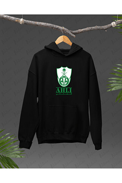 Nulivez هودي كبير الحجم للجنسين بتصميم مطبوع من AL-AHLI عالي الجودة
