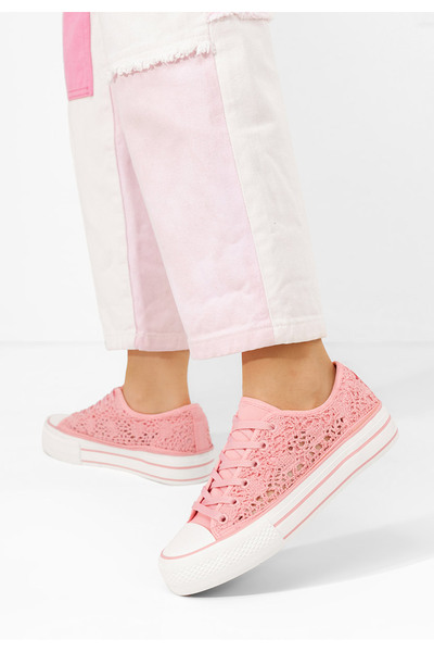 B T Shoes Γυναικεία sneakers Mylanca ροζ