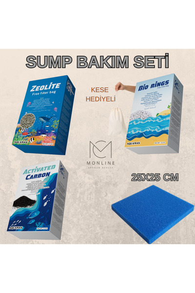 MS AKVARYUM CANLILARI ÜRETİM VE TEDARİK TESİSİ SUMP BAKIM SETİ 4'Ü BİR ARADA ...