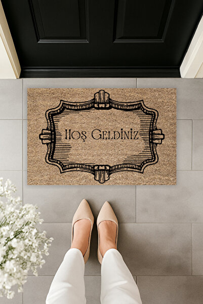 Dormot سجادة ترحيبية أمامية للباب بنمط طباعة رقمية حديثة مقاس 70×45 سم